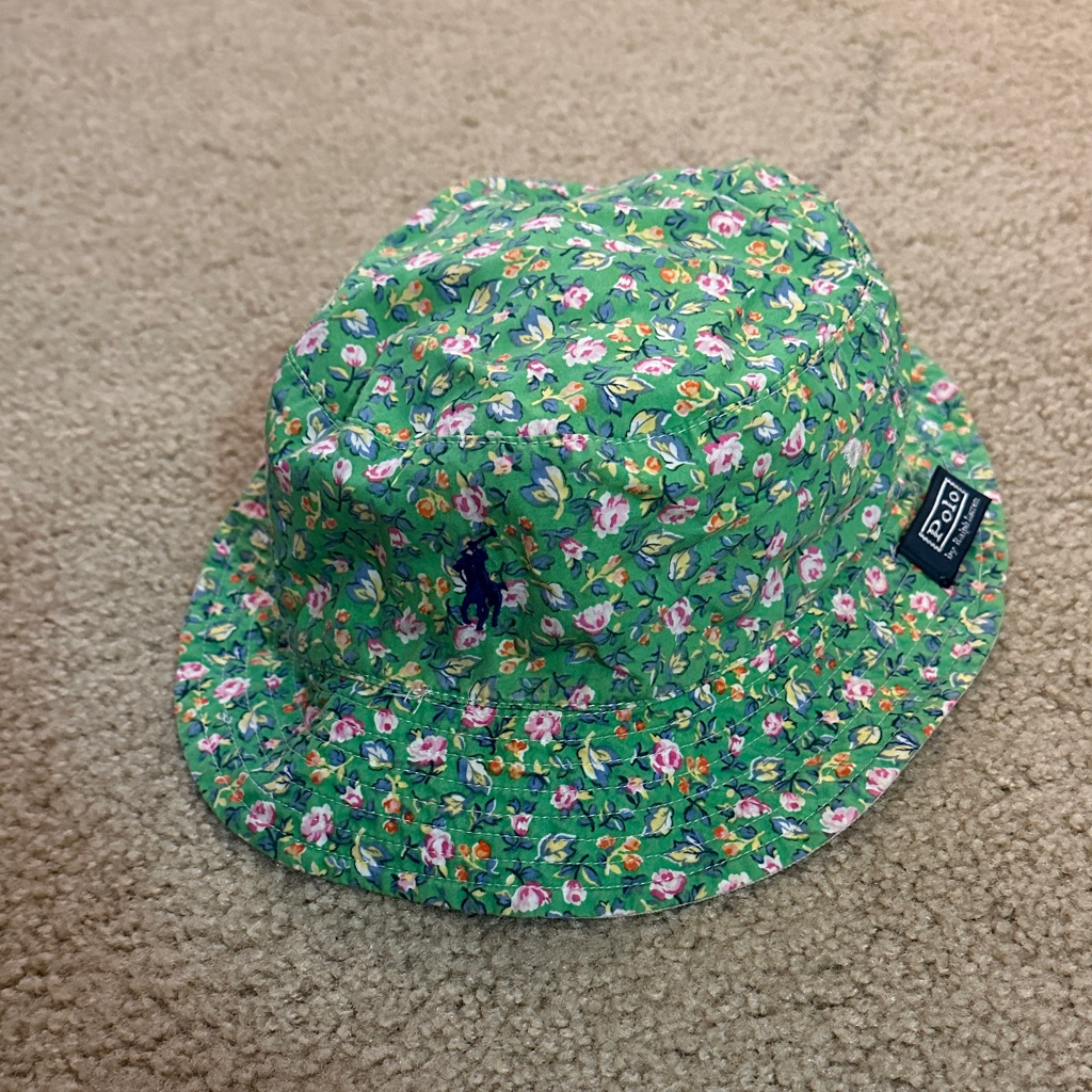 Polo By Ralph Lauren Green Floral Hat